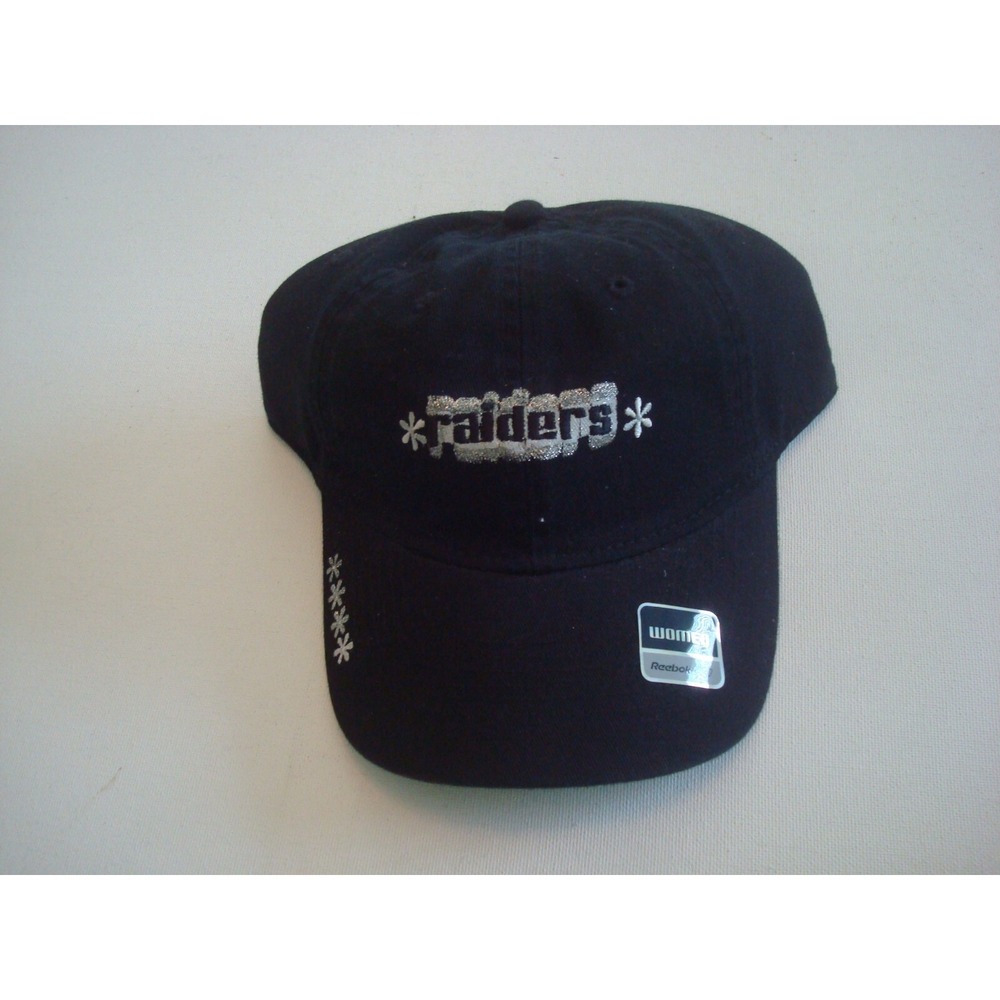 WOMENS OAKLAND RAIDERS REEBOK GOLF STRAPBACK BEACH GOLF HAT CAP VINTAGE EE4